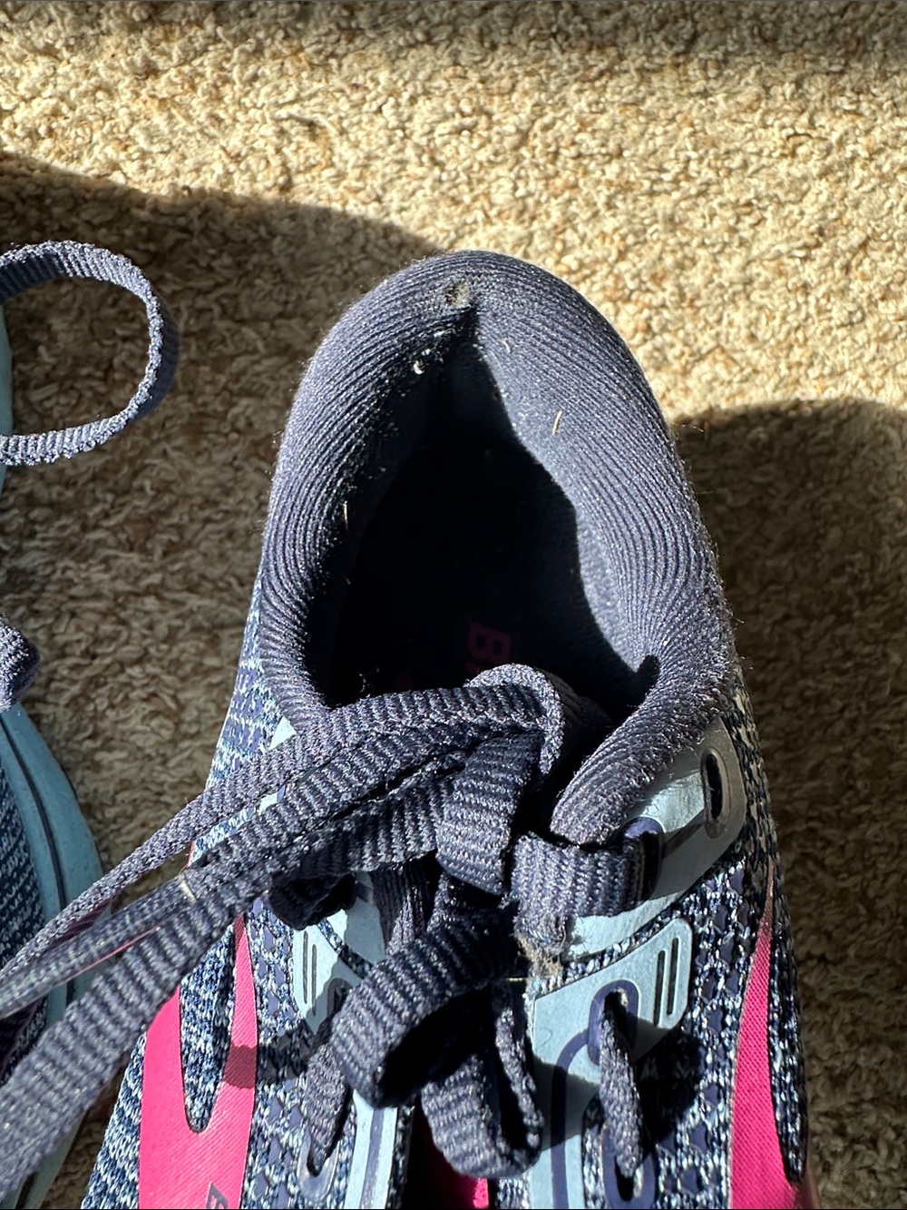 Brooks Running Shoes - Navy with Pink and Light Blue Accents - Picture 5 of 5